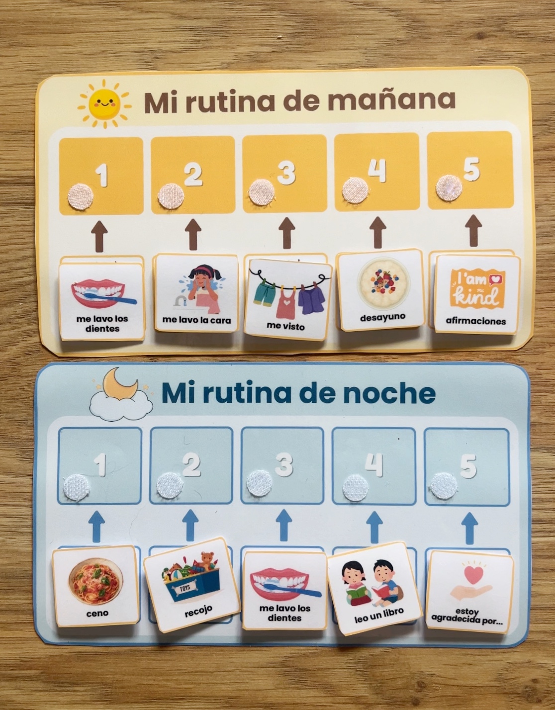RUTINA VISUAL para peques (mañana y noche) | VIRTUAL Y DESCARGABLE - Imagen 3